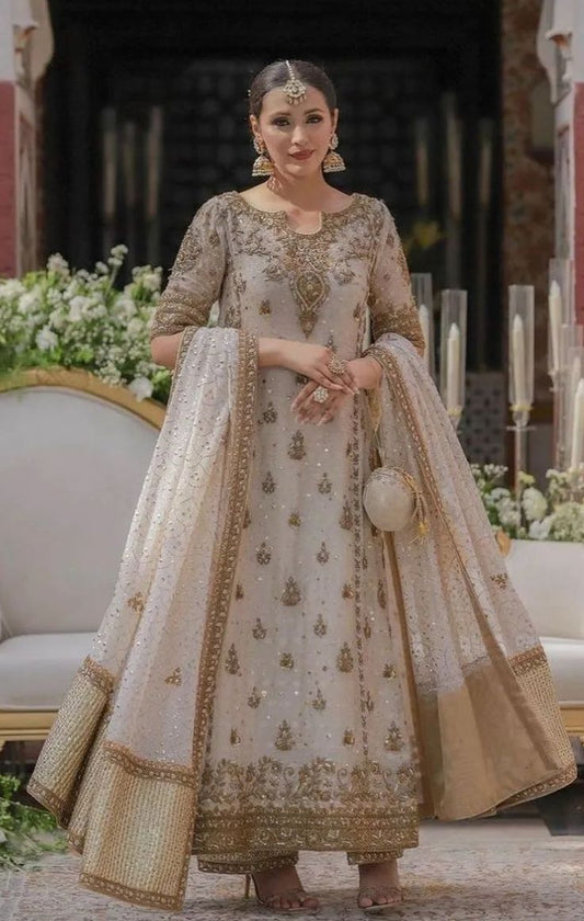 Ivory Kaamdani Kurta